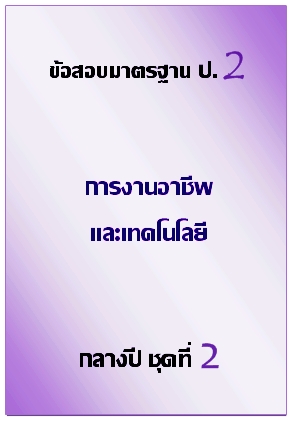 ข้อสอบมาตรฐาน ป.2 การงานอาชีพและเทคโนโลยี กลางปี ชุด 2