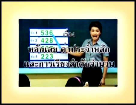 เรื่องที่ 1 หลักเลข ค่าประจำหลักและการเรียงลำดับจำนวน